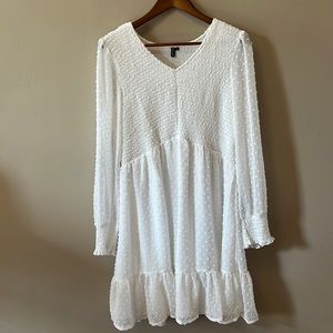 EllaKoko White Polkadot Dress